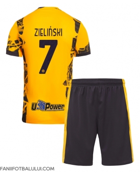 Inter Milan Piotr Zielinski #7 Echipament de Fotbal Replică 2024-25 Copii Treilea (+ Șorturi)